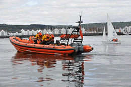 Volunteer training day with a visit from RNLI